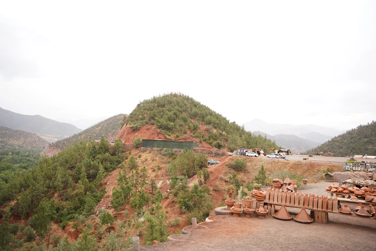 Mountain landscape on a Morocco road trip